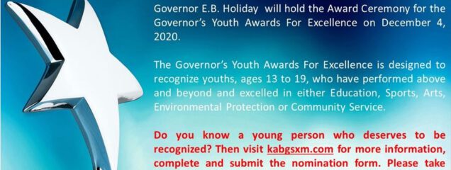 Governor Youth Award flyer