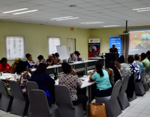 Group of participants at an orientation day session of the new Positive Parenting Support Program