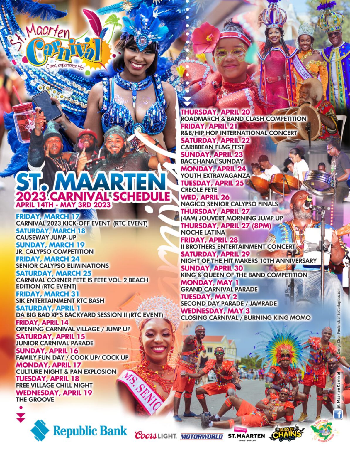 SCDF Launches Carnival 2023 Calendar Excited For 21 Days Of fettin 