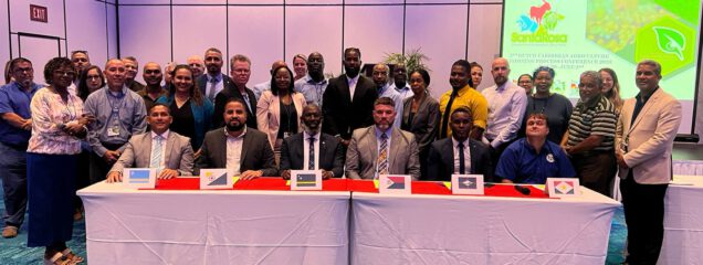 Agriculture MOU signing in Aruba June 2
