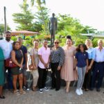 Inauguration Statue Albert Fleming avec la Famille 28 oct 2021