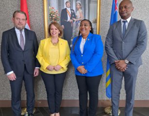 Ombudsmen of the Kingdom with Prime Minister of Aruba